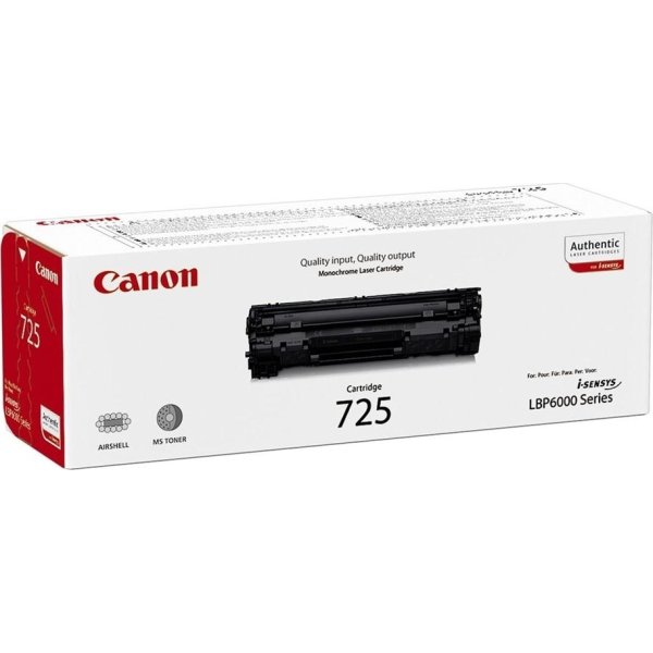 Canon CRG-725/3484B002AA lasertoner, sort, 1600s