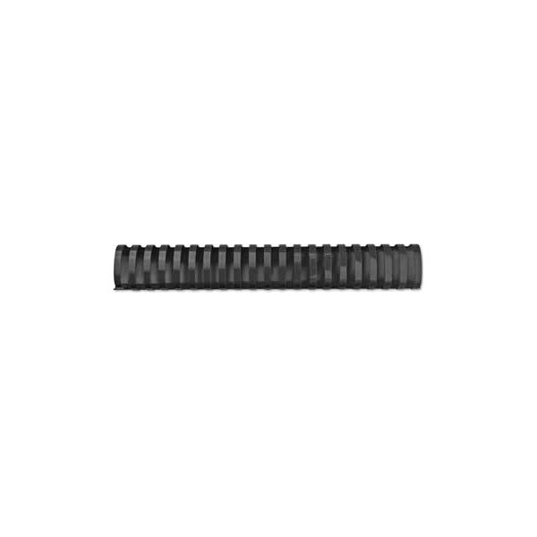 GBC plast spiralryg A4, 21 ringe, 51mm oval, sort