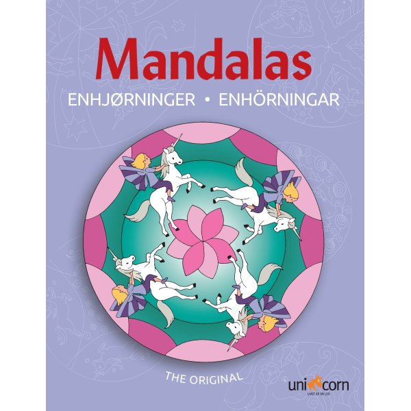 Mandalas malebog Eventyrlige enhjørninger