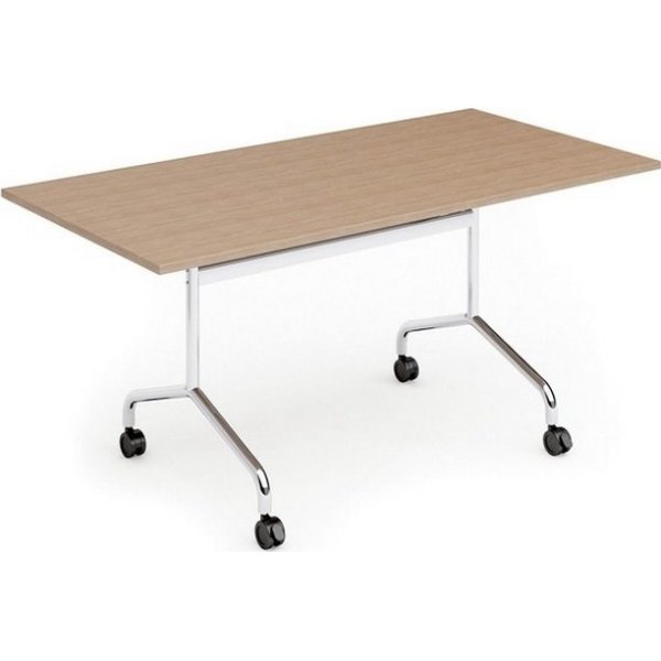 Space klapbord, 160x80 rektangulært, bøg melamin