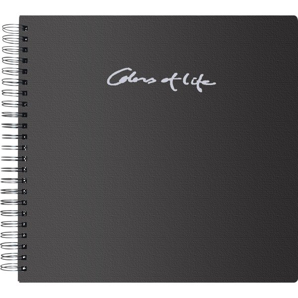 Mayland Fotoalbum Colors of life, sort, 240x230mm