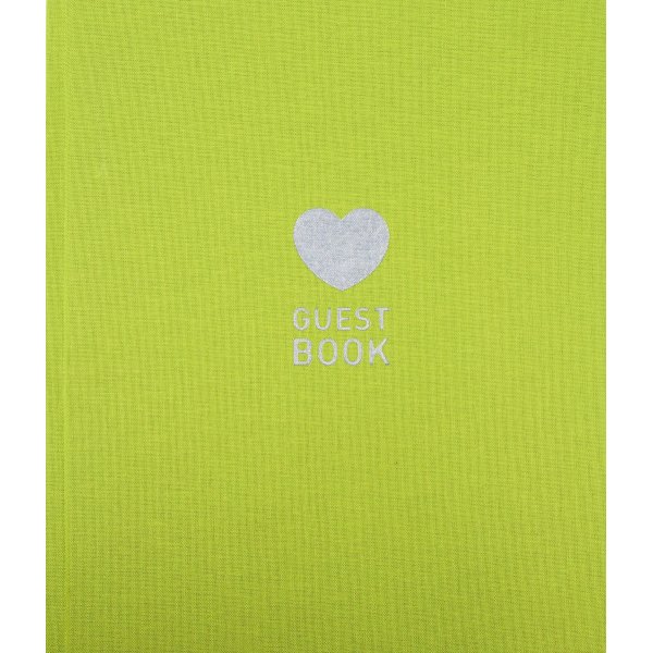 Mayland Gæstebog, grøn textil, FSC Mix