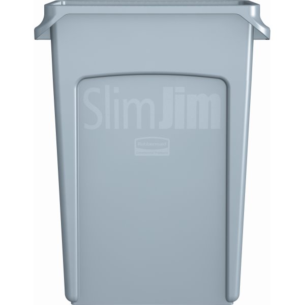 Rubbermaid Slim Jim affaldsbeholder, 87 liter, Grå