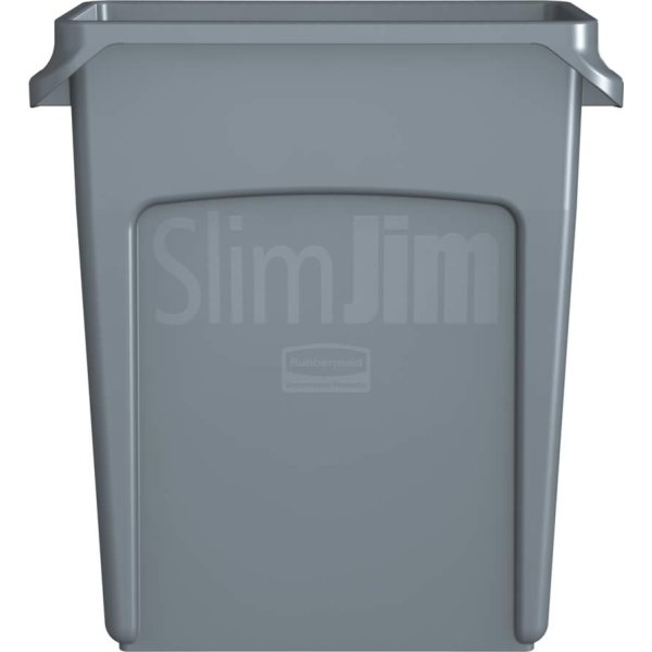 Rubbermaid Slim Jim affaldsbeholder, 60 liter, Grå