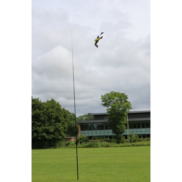 Fugleskræmmer sæt - 7 meter teleskopstang og fugl