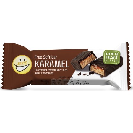 EASIS Free Soft bar med karamelsmag sukkerfri 30 g