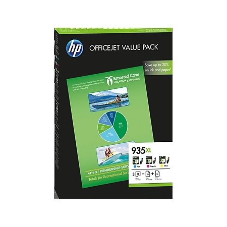 HP 935XL/F6U78AE CMY Ink Cartridge OVP Value Pack