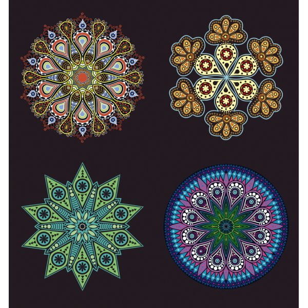 Mandalas malebog Kaleido Art Therapy