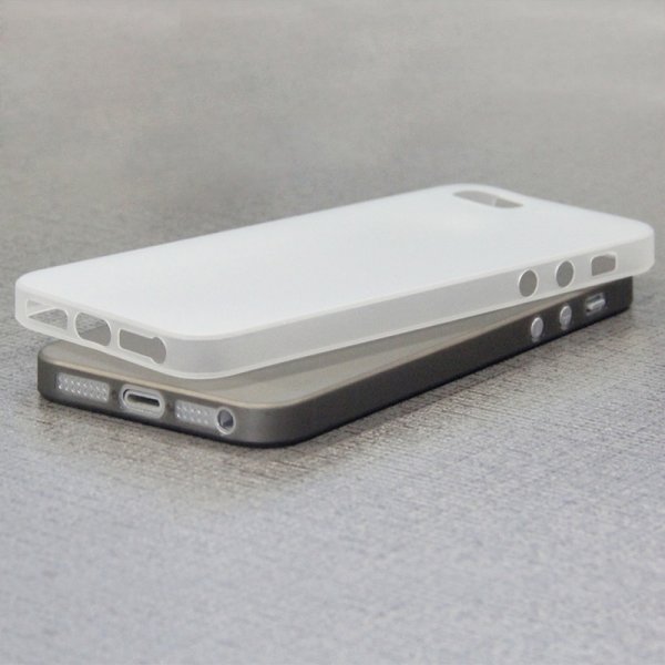 Twincase iPhone SE/5S/5 case, transparent hvid