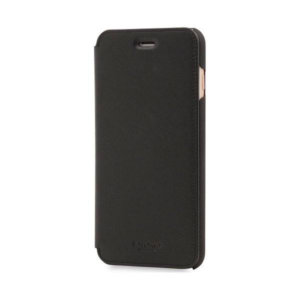 Knomo lædercover til iPhone 7 Plus, sort
