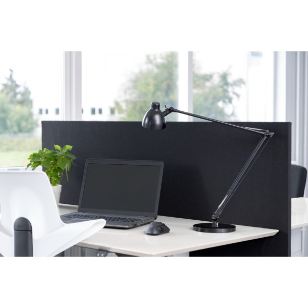 Easy bordskærmvæg H65xB140 cm sort