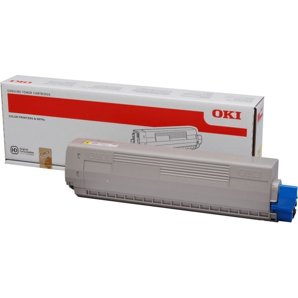 OKI 44844505 lasertoner, gul, 10.000s.