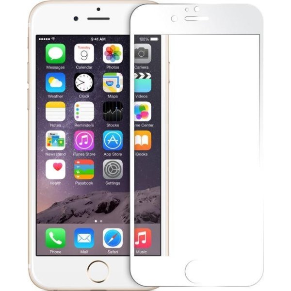 Coolreall Skærmbeskyttelse til iPhone 7 Plus, hvid