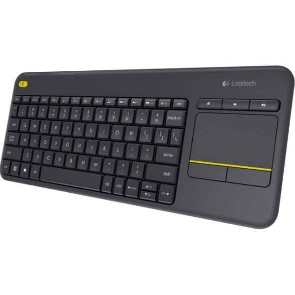 Logitech K400 Plus trådløst tastatur, sort