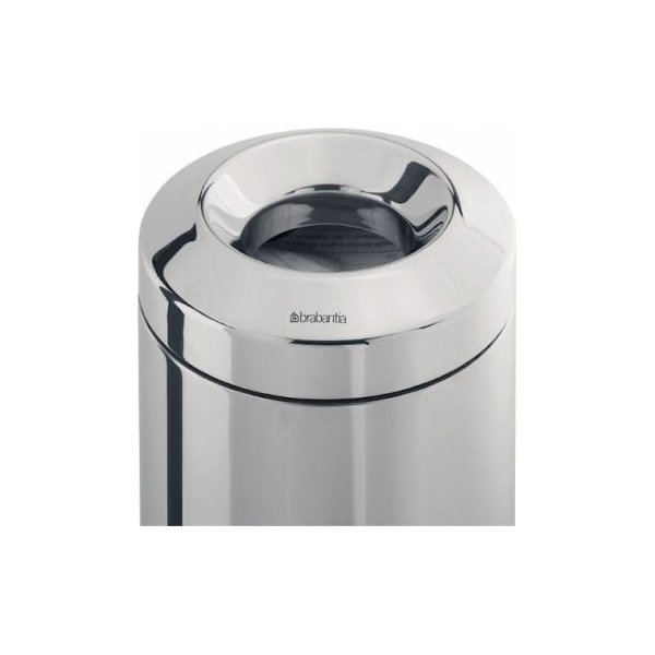Brabantia Flameguard Affaldsspand, 7L, blank stål