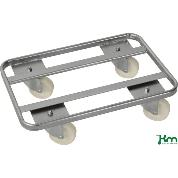 Lav transportvogn til kasser, 60x40x16, 300 kg