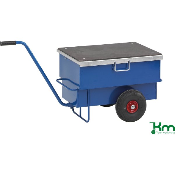 Værktøjsvogn 160 liter, 940x600x610, luftgummihjul