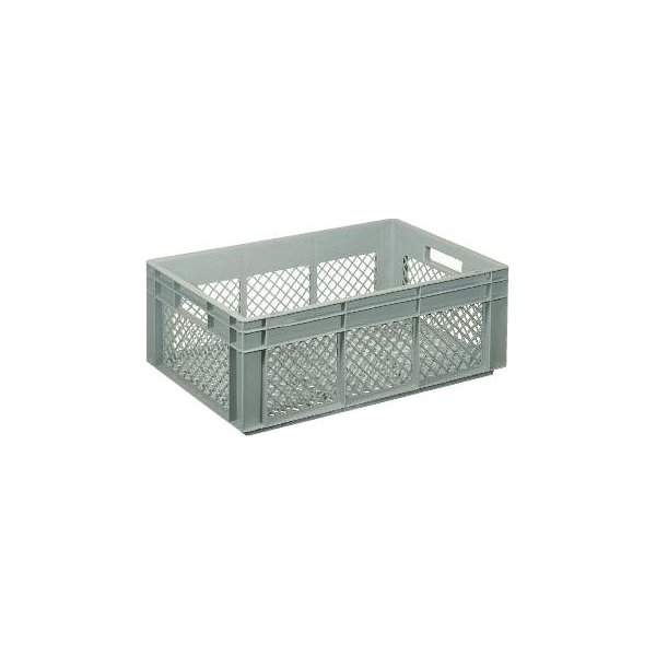 Lagerkasse perforeret 42 liter,(LxBxH) 60x40x22 cm