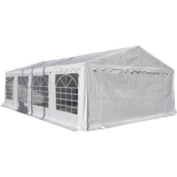 Luksus partytelt 5x8 m, PVC, hvid