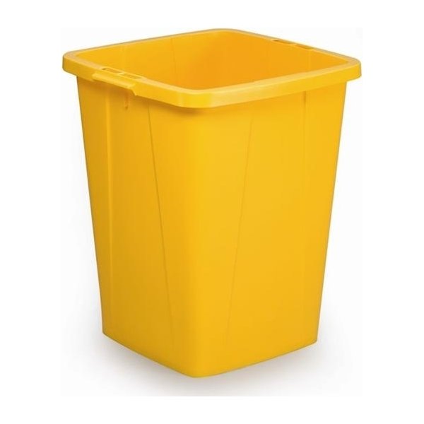 Affaldsspand 90 l, 510x487x630, Gul