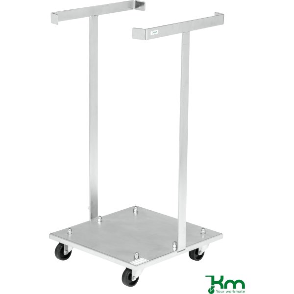 Affaldsvogn 60 liter, krom