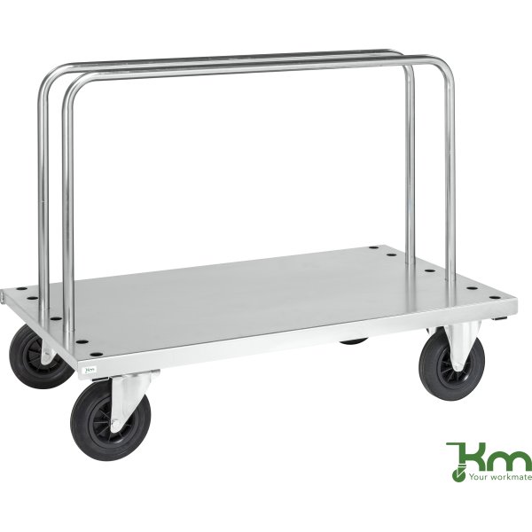 Transportvogn med 2 bøjler, 500 kg, 125x70x94,5