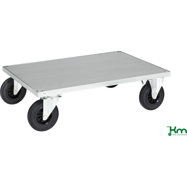 Flexi 630 enkelt vogn, 120x80x26, Stålplade