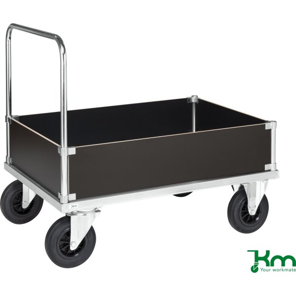 Flexi 630 med 4 lave sider, 100x70x90, Stålplade