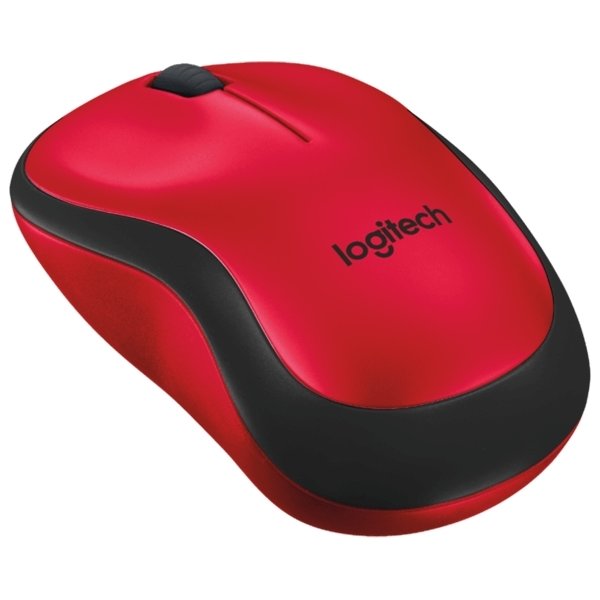 Logitech M220 Silent-mus, rød