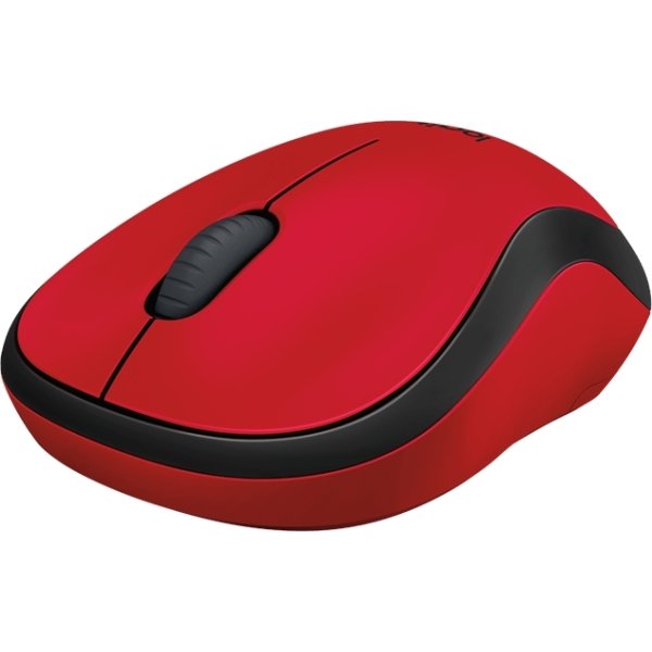 Logitech M220 Silent-mus, rød