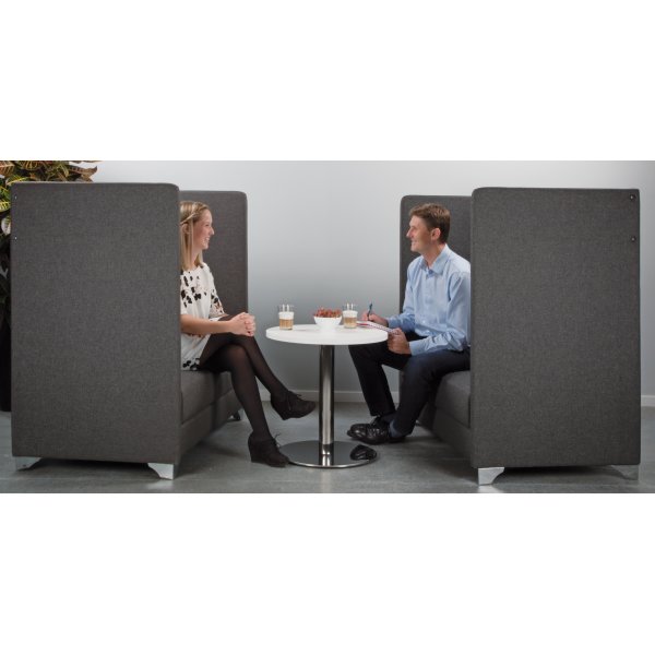 Silence mødesæt m/ 2 sofaer og et loungebord