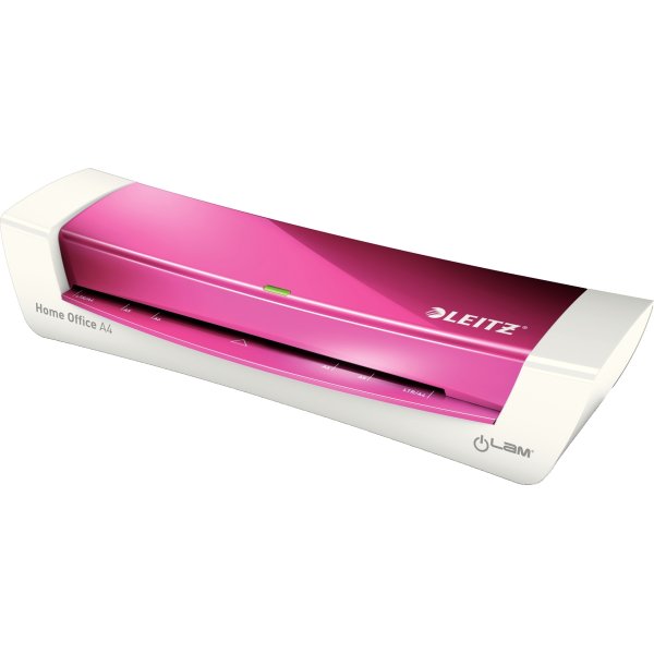 Leitz Lamineringsmaskine iLAM Home A4 hvid/pink