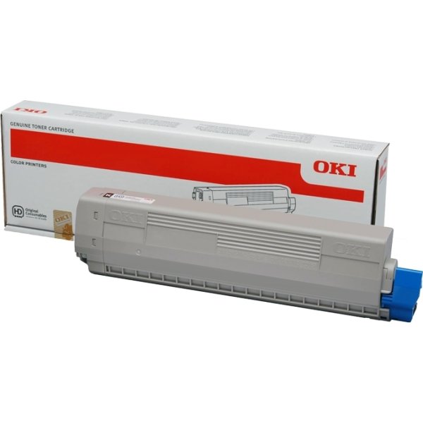 OKI 46443104 lasertoner, sort, 10.000s.