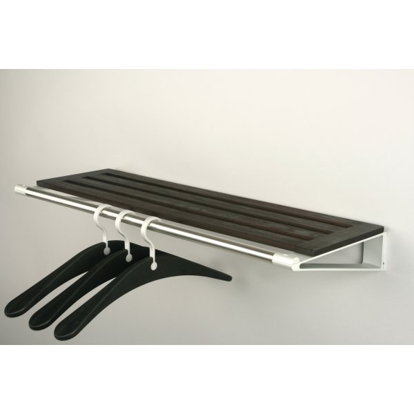 KNAX Hattehylde, 40 cm, sortbejdset eg