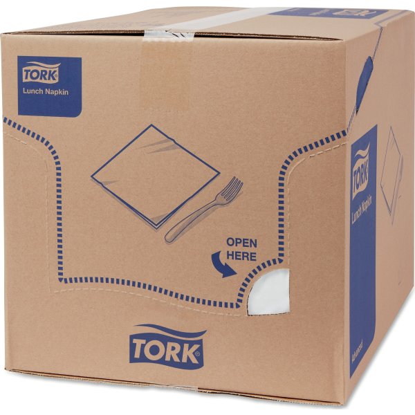 Tork Frokostservietter, 2-lags, hvid, 200 stk.