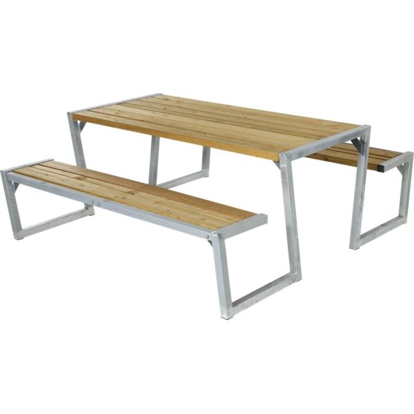 Plus Zigma bord-bænkesæt, Lærk