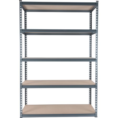 Stålreol 5 hylder, 300 kg, 180x120x47 cm