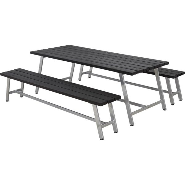 Plus Royal Plankesæt L. 207 cm, Sort