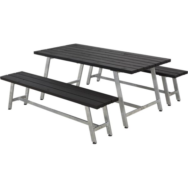 Plus Royal Plankesæt L. 177 cm, Sort