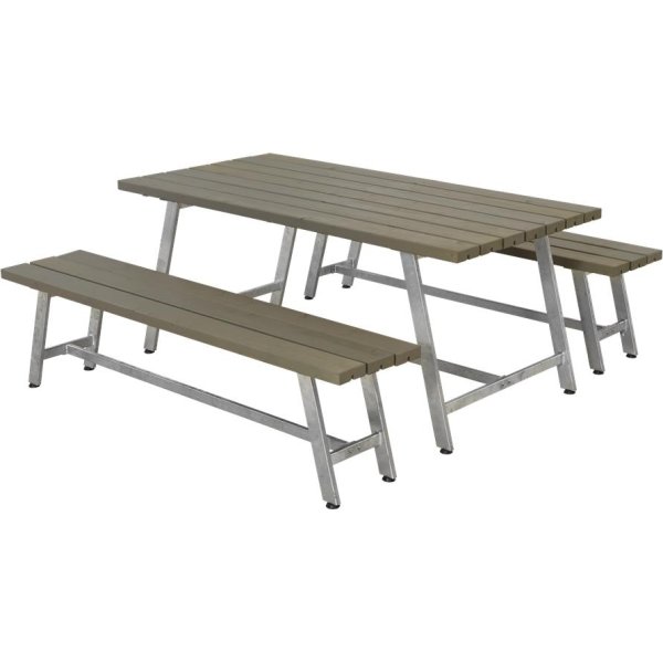 Plus Royal Plankesæt L. 177 cm, Gråbrun