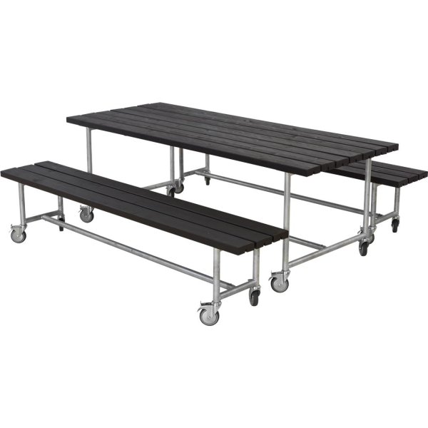 Plus Urban Picnic Plankesæt L. 207 cm, Sort