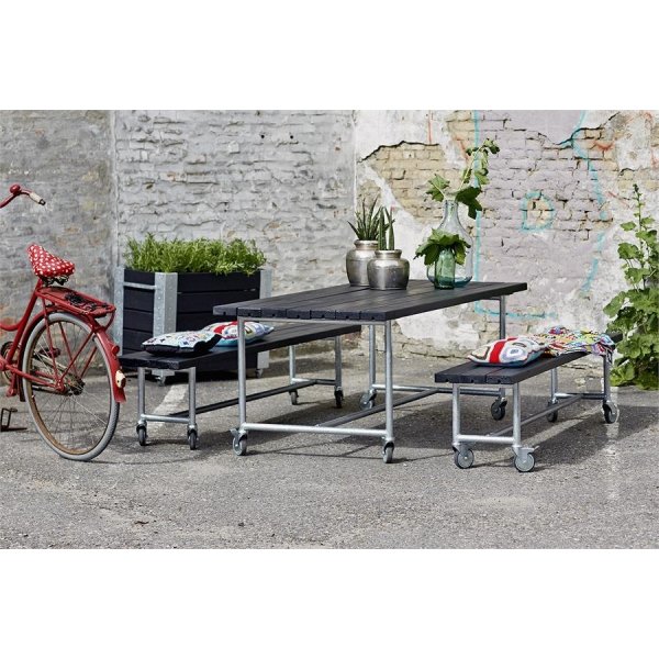 Plus Urban Picnic Plankesæt L. 207 cm, Sort