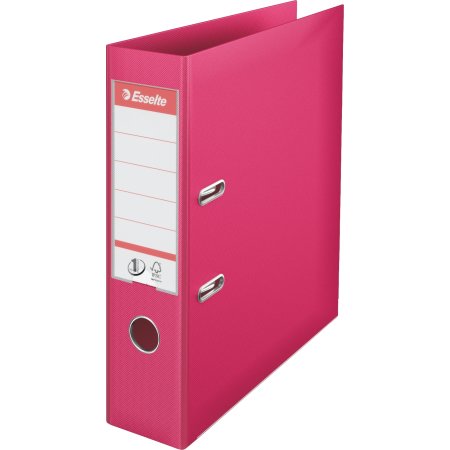 Esselte No.1 brevordner A4, 75mm, fuchsia