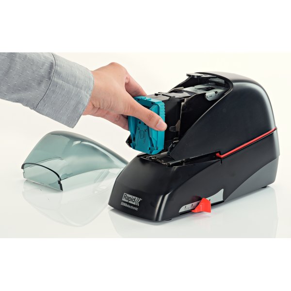 Rapid Supreme R5080e Elektrisk hæftemaskine, sort