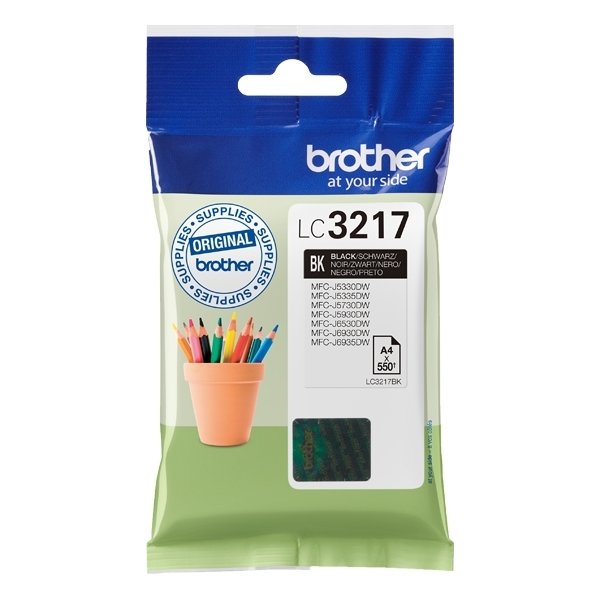 Brother LC3217BK blækpatron, sort, 550s
