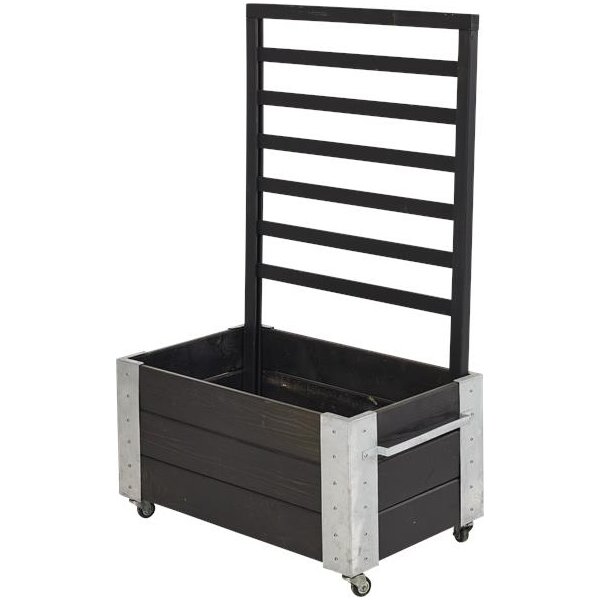 Plus Cubic Blomsterkasse 87x50x130 cm, Sort