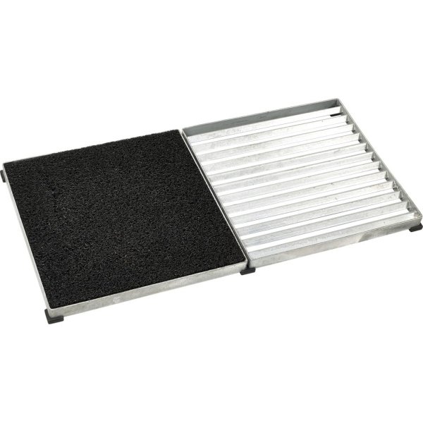 Plus Cubic rist 40x40cm 2 stk. m/måtte, Sort