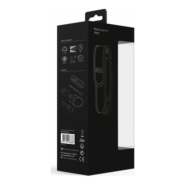GP lommelygte Sirius, 1000 lumen, PR57, 16.6cm