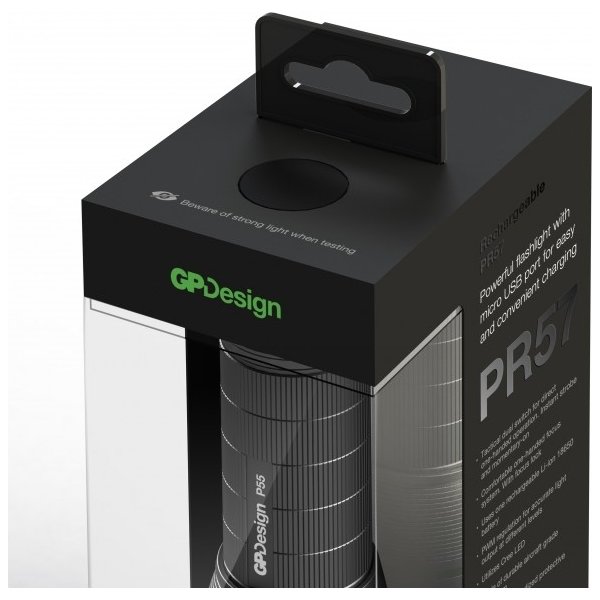 GP lommelygte Sirius, 1000 lumen, PR57, 16.6cm