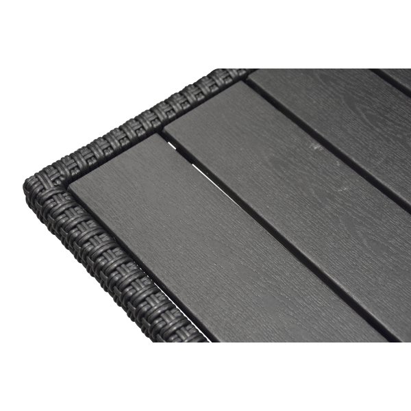 Oscar luksus havebord sort B84xL150 cm